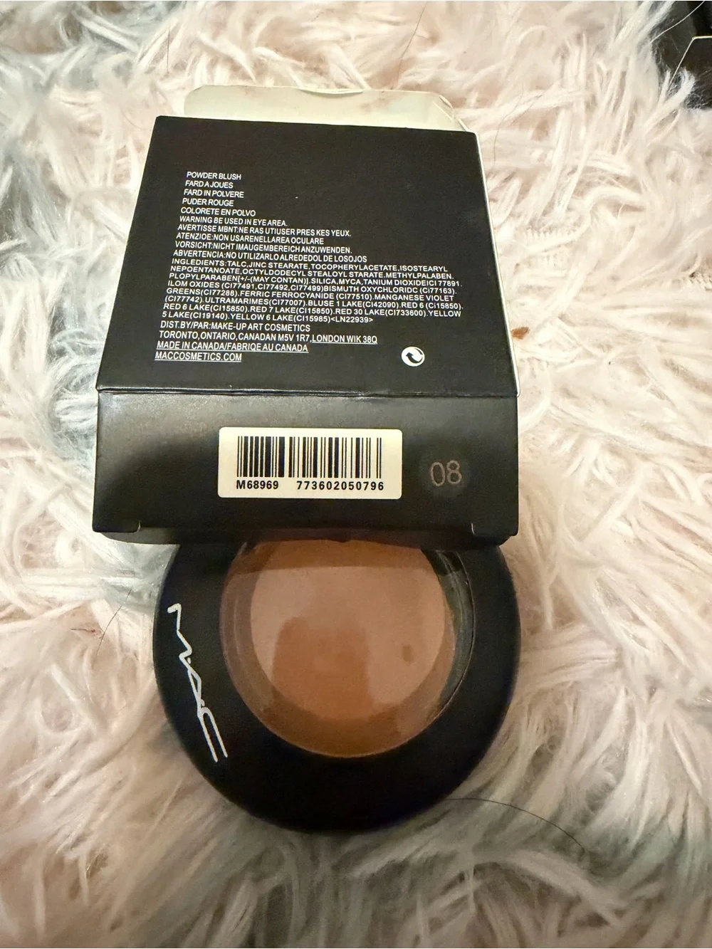 MAC Cosmetics Powder Blush in Warm Brown shade 8